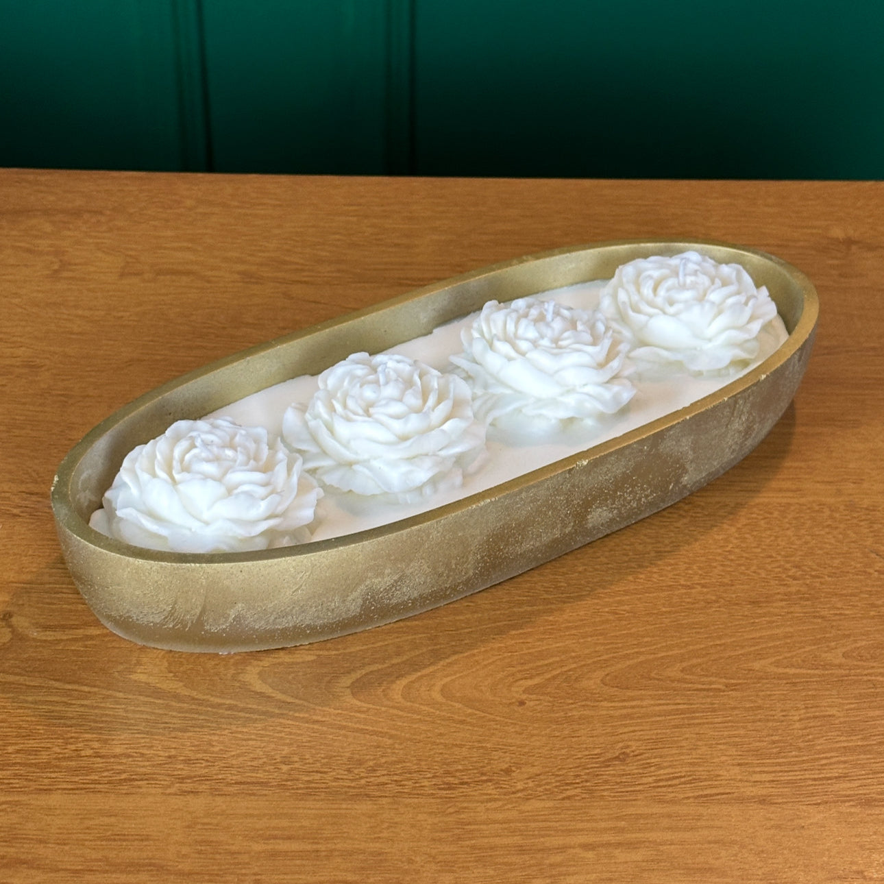 Handcrafted Floral Candle