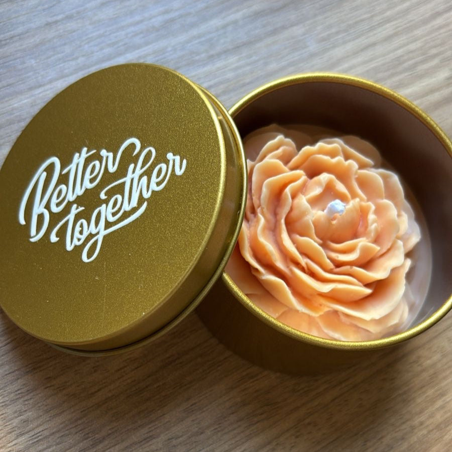 Vela Lembrancinha - Flor na lata