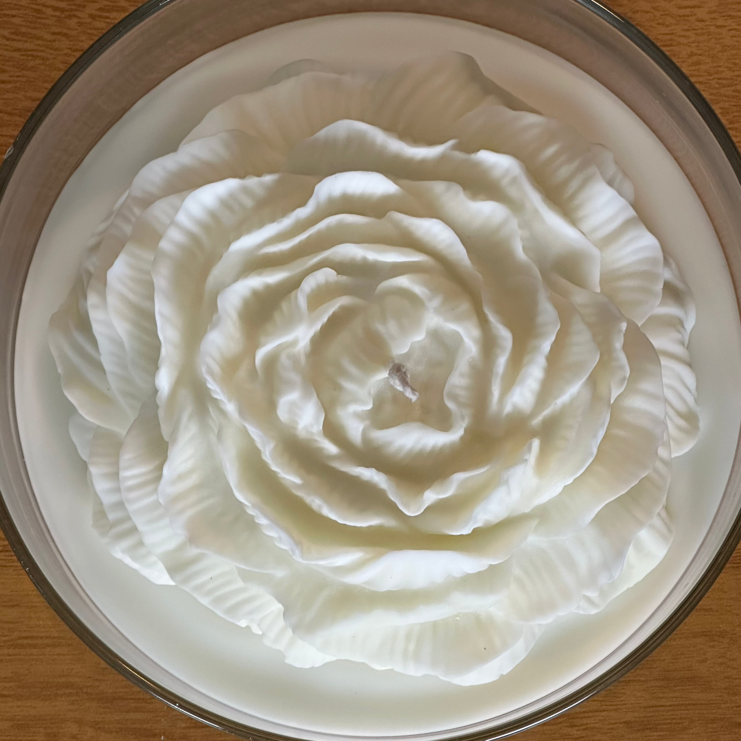 Peony on glass