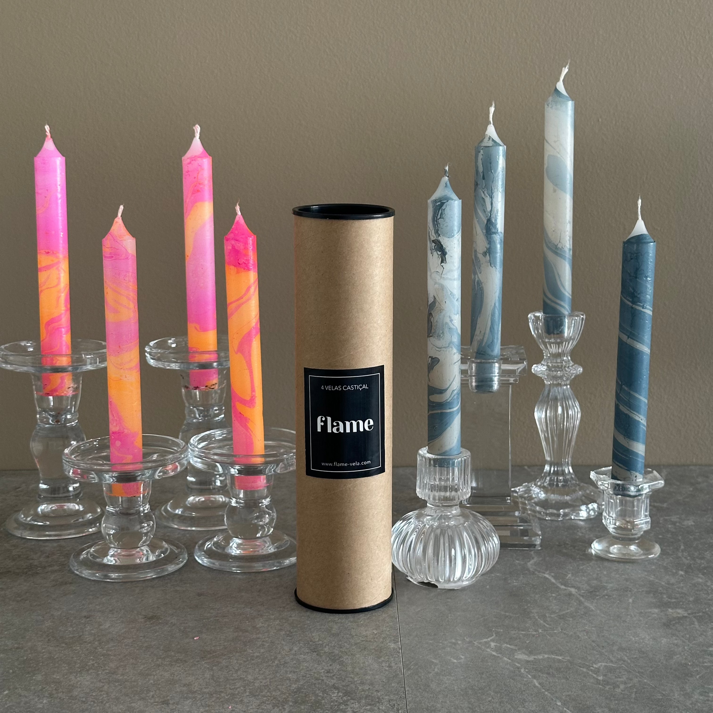 Marble Candle - Velas castiçal