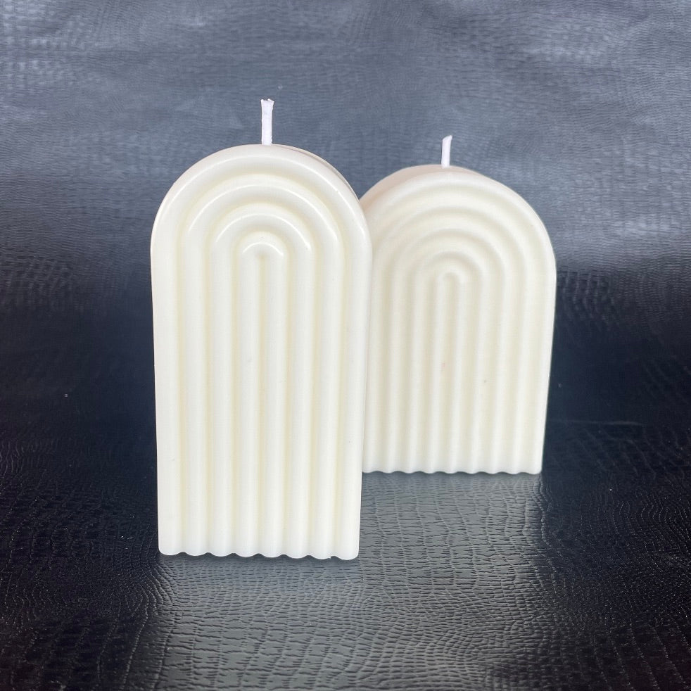 Dupla de Vela Aromática Arco-íris