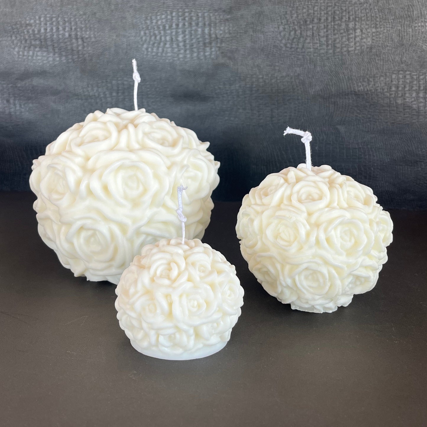 Vela Aromática Bola de Rosas