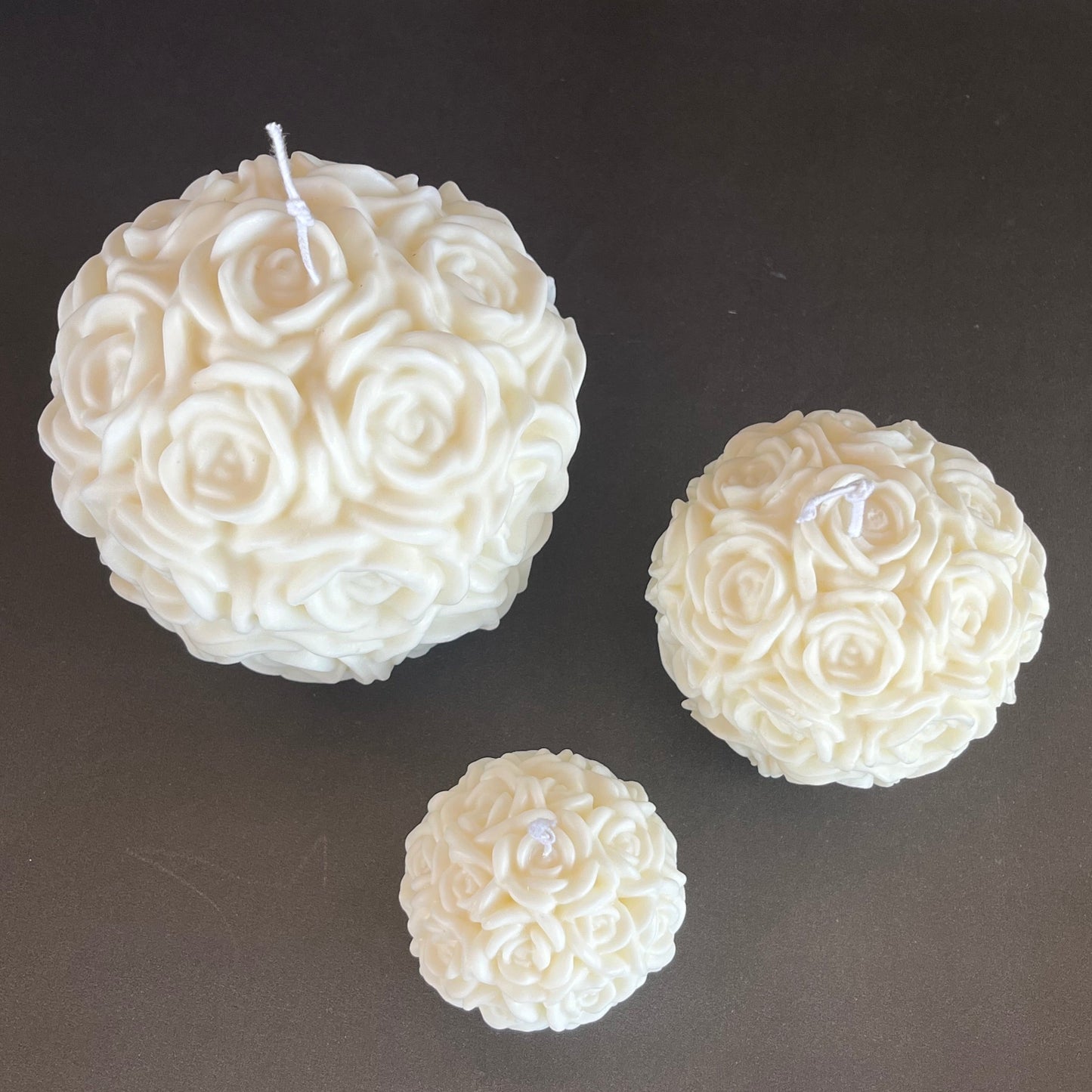 Vela Aromática Bola de Rosas