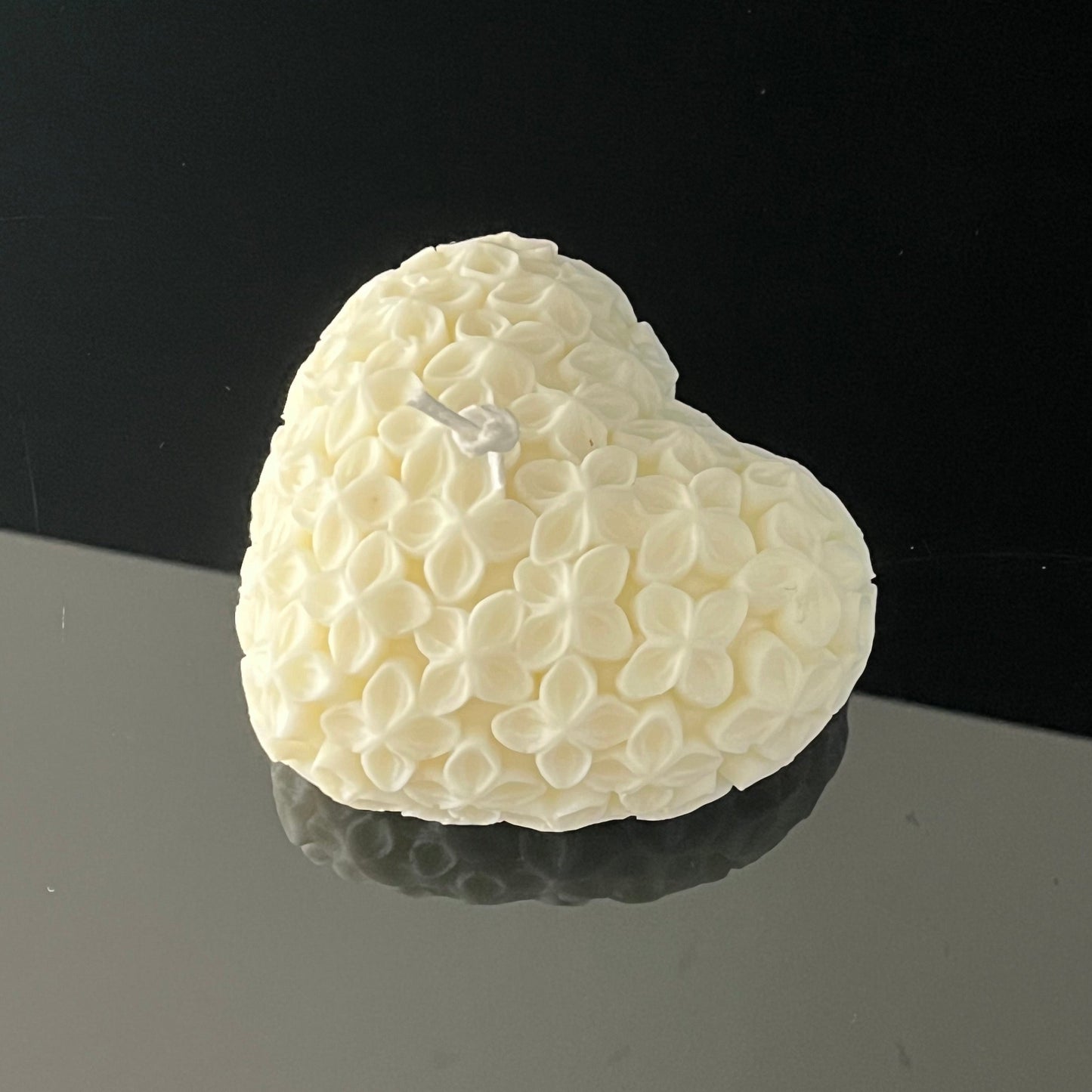 Vela Coração de flor