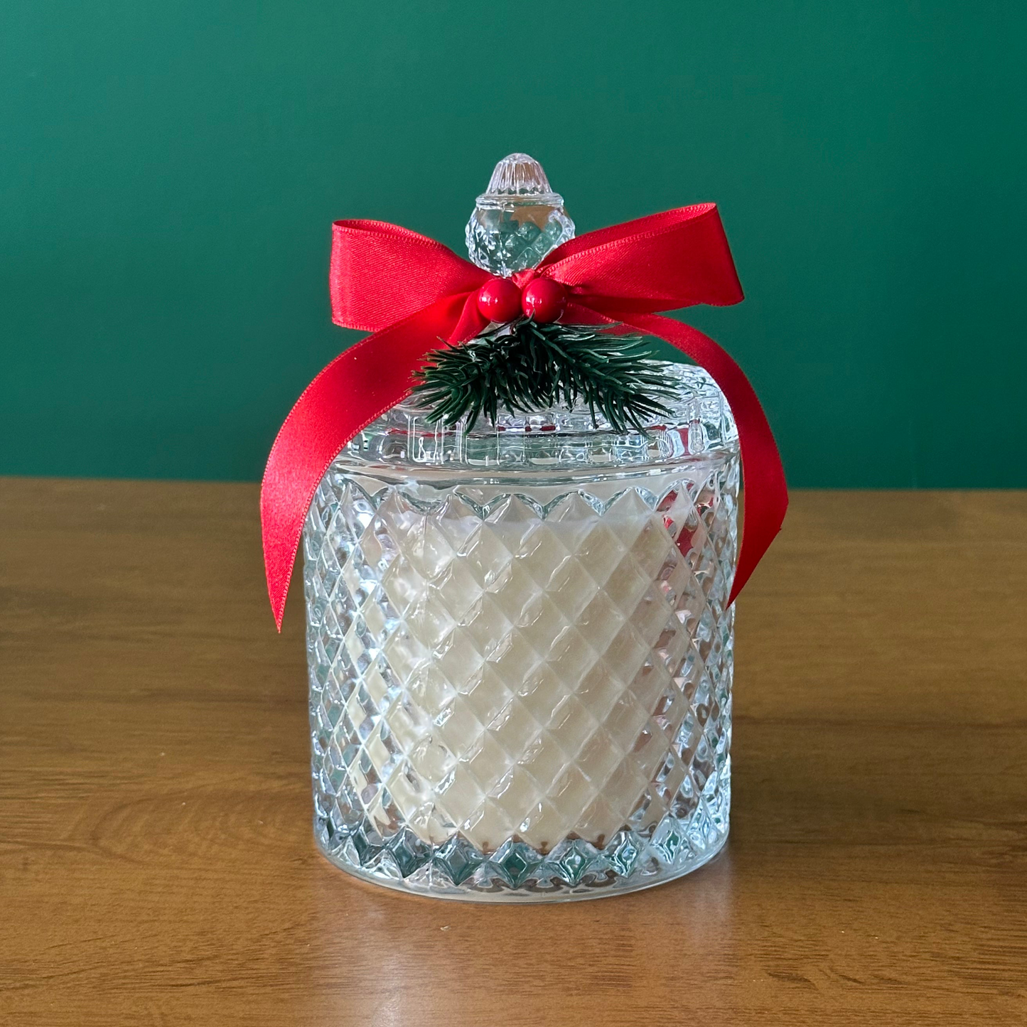 Vela Aromática em Potiche Bico de jaca de Natal